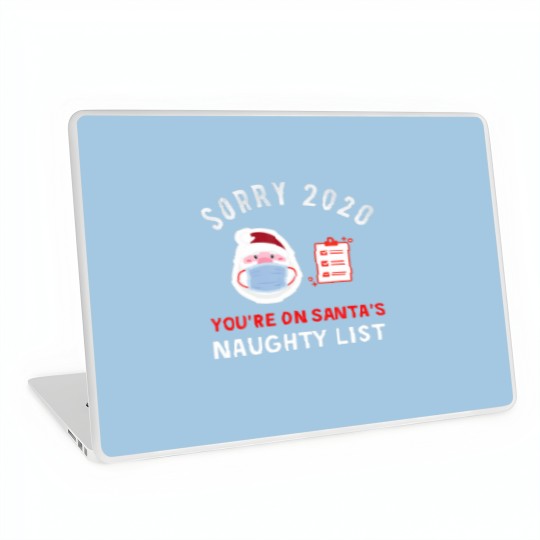 Discover FUNNY SANTA's NAUGHTY LIST CHRISTMAS 2020 FUN FAMI Laptop Skins