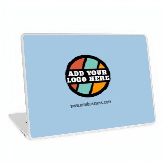 Discover Add Your Business Logo Website Company Employee Polo Laptop Skins