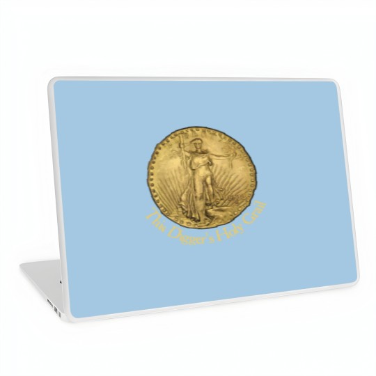 Discover Metal Detector's Holy Grail Double Eagle Gold Coin Laptop Skins