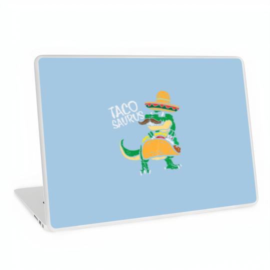 Discover Kids Tacosaurus Taco Dino Trex Cinco De Mayo Laptop Skins