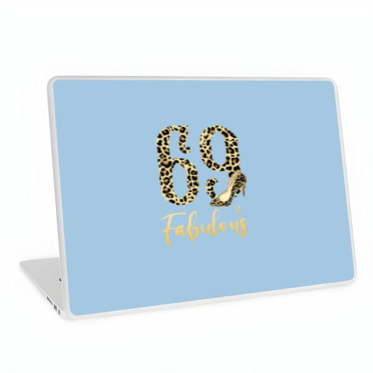 Discover Mb 69Th Birthday 69 And Fabulous Leopard Print Hig Laptop Skins