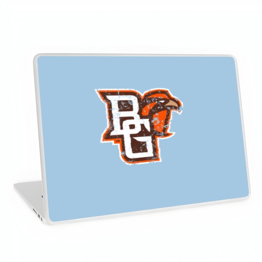 Discover BG Falcons Distressed Laptop Skins