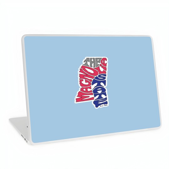 Discover The Magnolia State - Mississippi Wo Laptop Skins