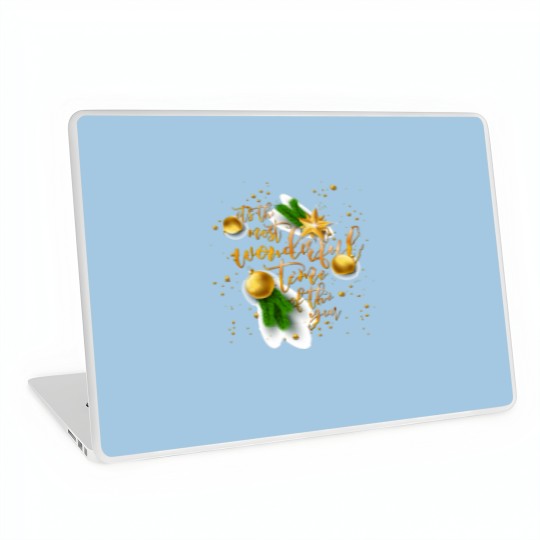 Discover Christmas It's the Most Wonderful Time of the Year Laptop Skins