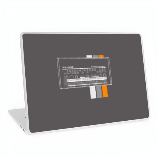 Discover TR 909 Dark Background Laptop Skins