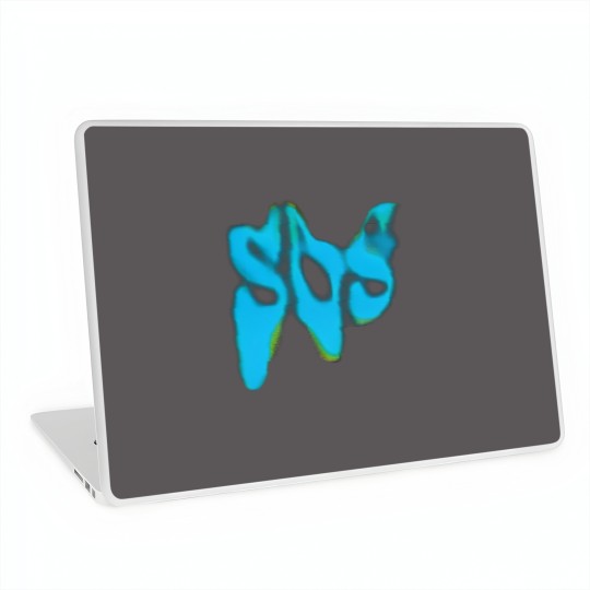 Discover S.Z.A SOS Text Laptop Skin