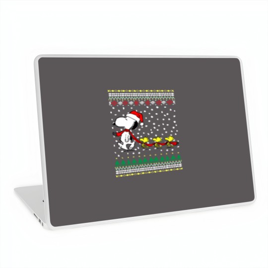 Discover Snoopy And Woodstock Christmas Laptop Skins, Snoopy Laptop Skins