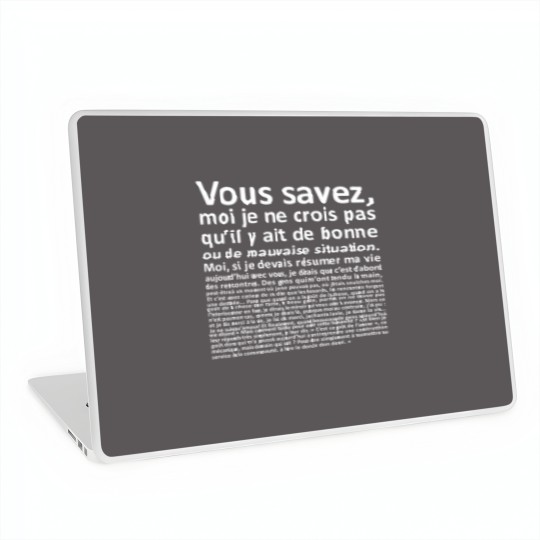 Discover Monologue dOtis Laptop Skins