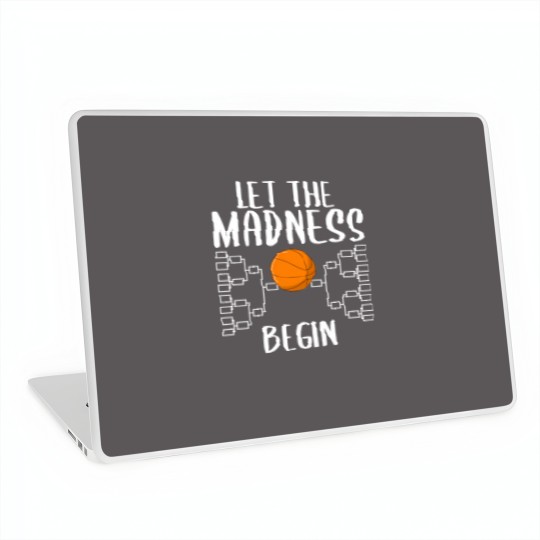 Discover College Basketball March Tournament Let Madness Laptop Skins