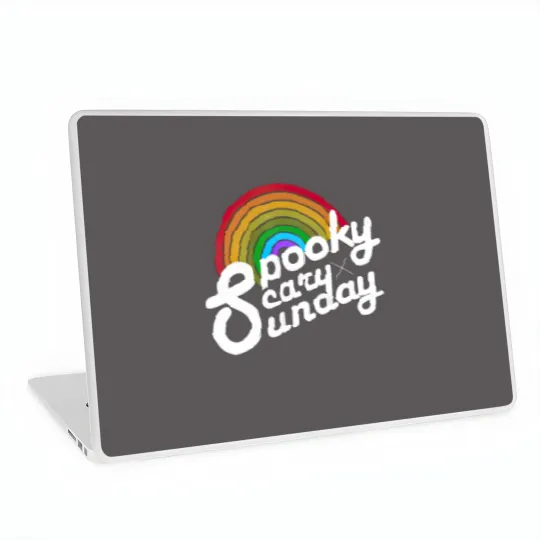 Discover Spooky Scary Sunday Laptop Skins, Spooky Sunday Unisex