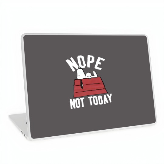 Discover Snoopy Nope Not Today Laptop Skins