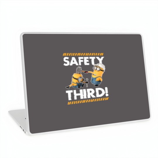 Discover Despicable Me Minions Safety Third Graphic Laptop Skins