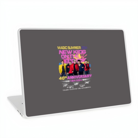 Discover Magic Summer 2024 NK on The Block 40th Anniversary 1984  2024 Thank You Laptop Skins