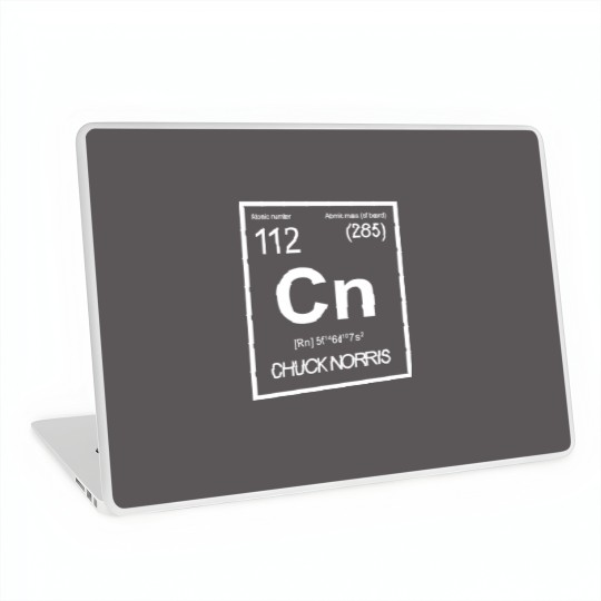 Discover Chuck Norris - Periodic Table of Elements Classic Laptop Skins