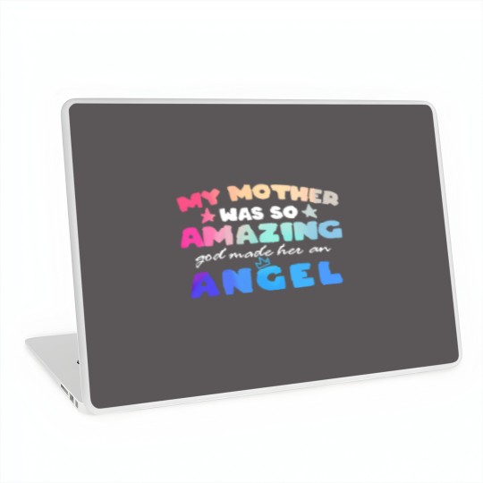 Discover Funny Mother's Day Laptop Skin - My Mother is an Angel