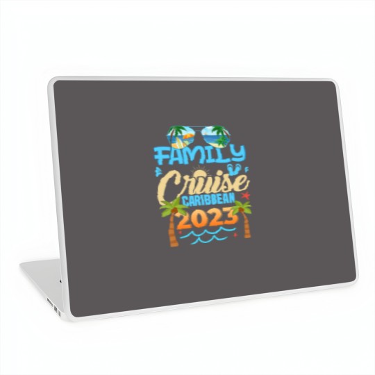 Discover Family Cruise Caribbean 2023 Summer Matching Vacation 2023 Laptop Skins