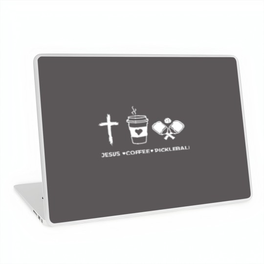 Discover Jesus Coffee Pickleball  Laptop Skins