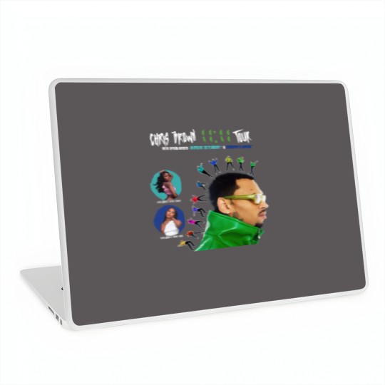 Discover Chris Brown 11:11 Tour 2024 Laptop Skins - Concert Accessories