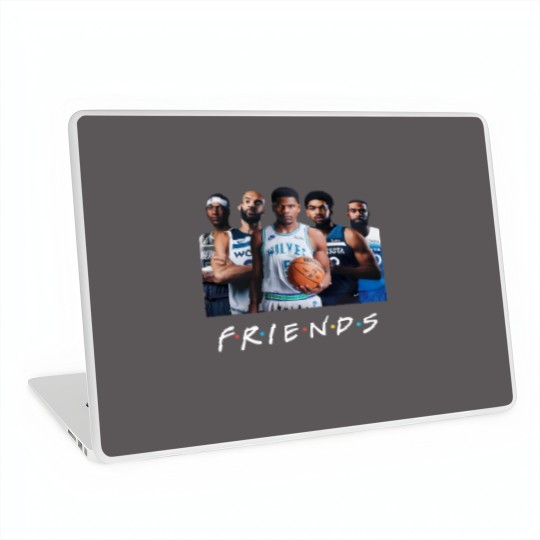 Discover Timberwolves, Friends Laptop Skins, TWolves, Basketball Laptop Skins