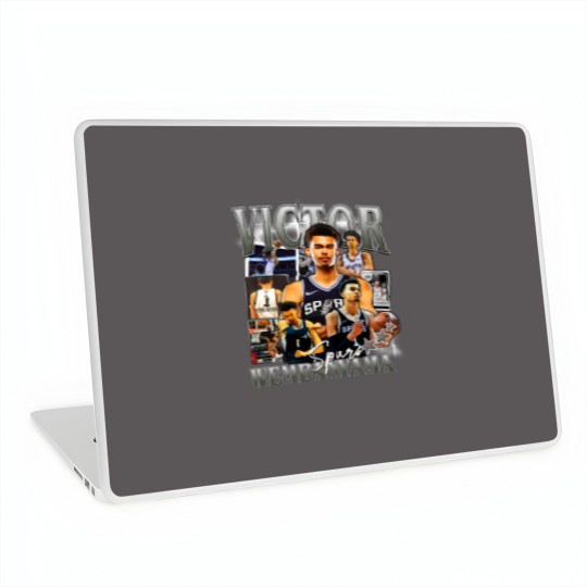 Discover Victor Wembanyama San Antonio Basketball Laptop Skins