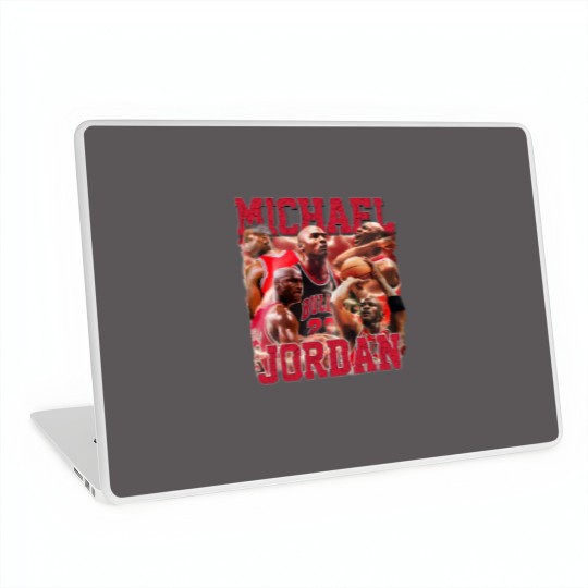 Discover Vintage 90s Graphic Style Michael Jordan Laptop Skins, Michael Jordan Laptop Skins