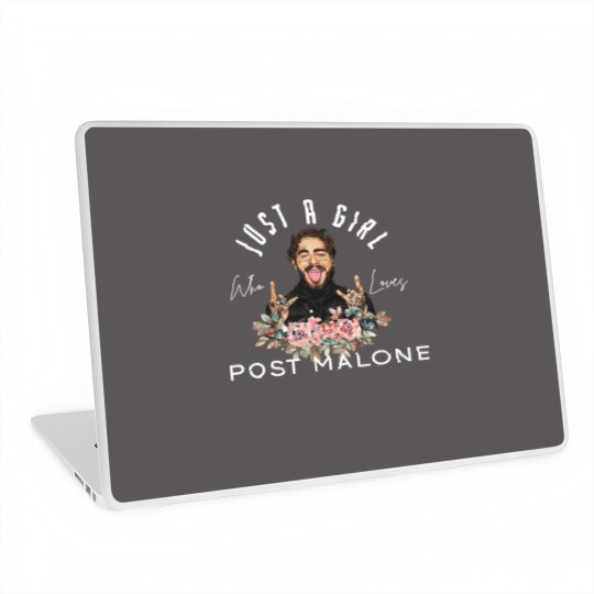 Discover Just A Girl Who Loves Post Malone Laptop Skins
