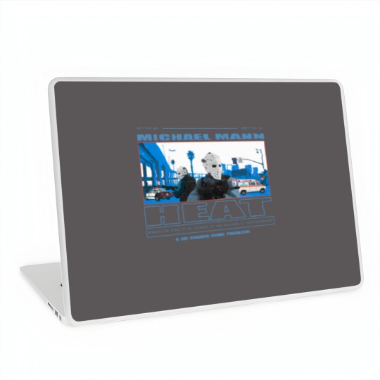 Discover Heat Movie Graphic Laptop Skin - 90s Action Film Memorabilia