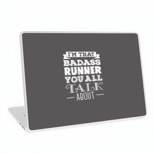Discover Badass Runner Runner Laptop Skins