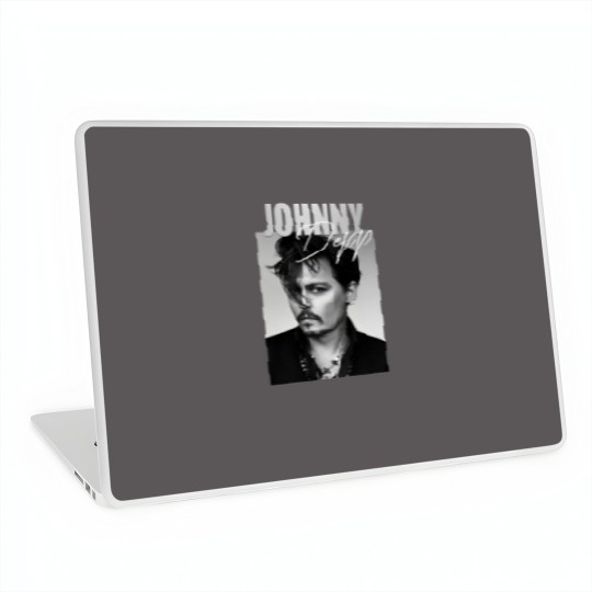 Discover Johnny Depp BW Johnny Depp Laptop Skins