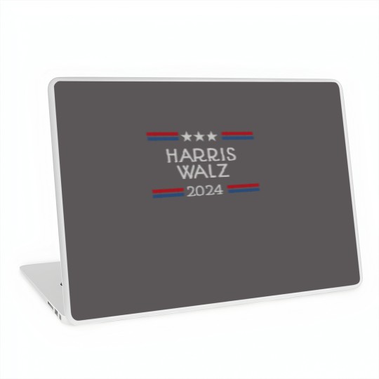 Discover Harris Walz 2024 Laptop Skins, Kamala Harris, Tim Walz, Gift for Democrat