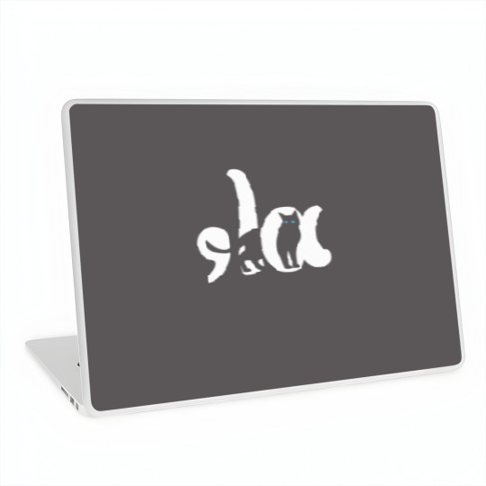 Discover Comma La Cat Vote Kamala Harris For President 2024 Election Laptop Skins