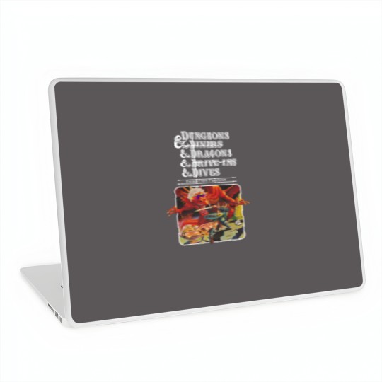 Discover Dungeons And Diners And Dragons And Dives Laptop Skins