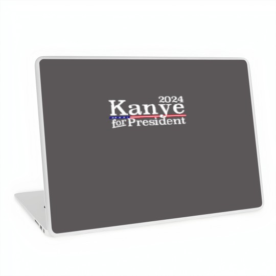 Discover Kanye 2024 For President Laptop Skins