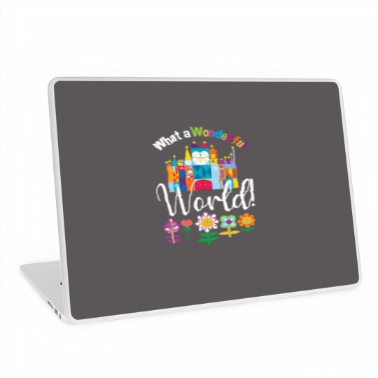 Discover What a Wonderful World Fitted Laptop Skins