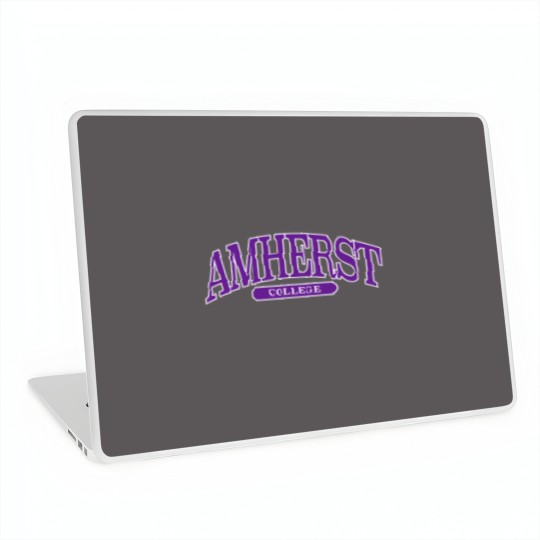 Discover amherst - college font curved Laptop Skins