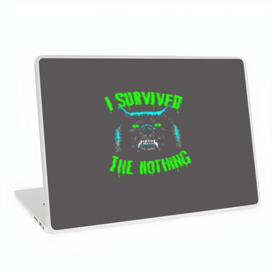 Discover Gmork I Survived The Nothing Neverending Vintage 80s Story Laptop Skins