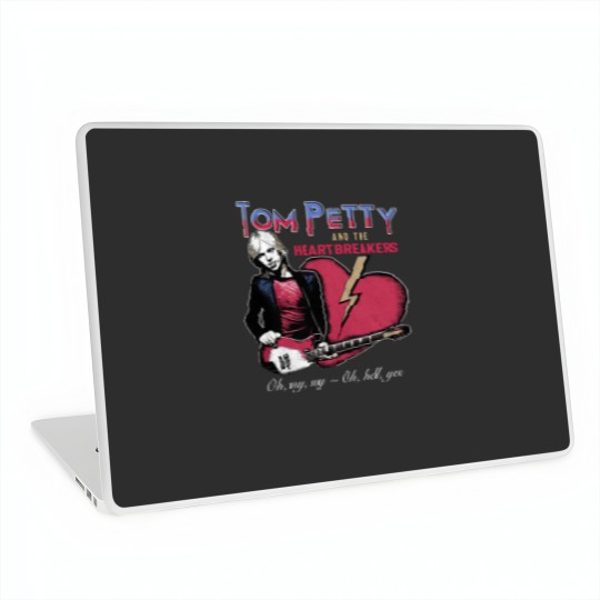 Discover Tom Petty & the Heartbreakers Men's Laptop Skins Oh Hell Yes Guitarist Tees