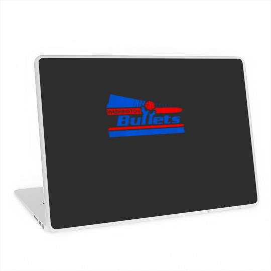 Discover Defunct Washington Bullets Pennant 80s Pennant Laptop Skins