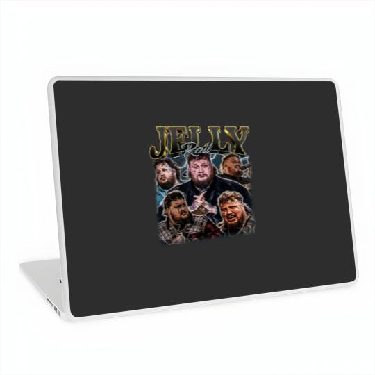 Discover Jelly Roll The Beautifully Broken Tour 2024 Laptop Skins 90S Vintage Concert