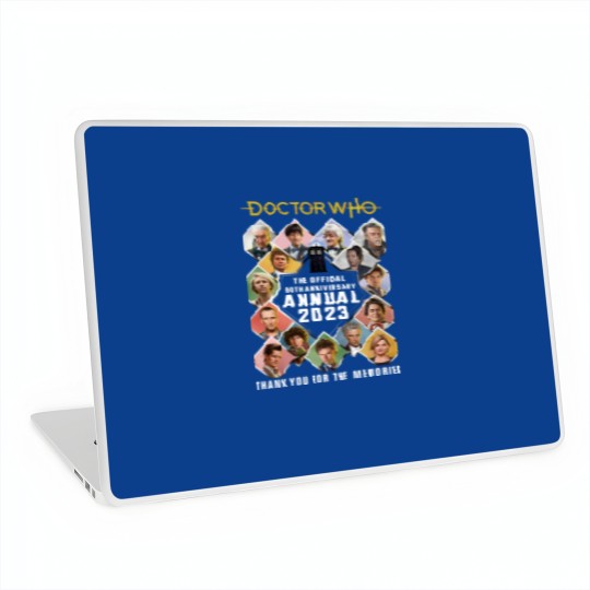Discover Doctor Who 60th Anniversary 1963 ? 2023 Signature Laptop Skins