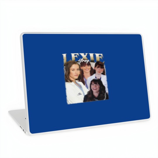 Discover Lexie Grey Vintage Laptop Skins, Gift For Woman and Man Unisex Laptop Skins