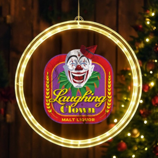 Discover Laughing Clown Malt Liquor LED Christmas Window Lights