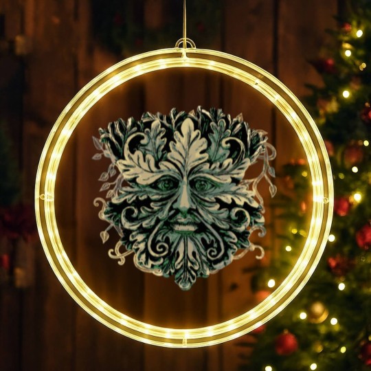 Discover The Green Man LED Christmas Window Lights