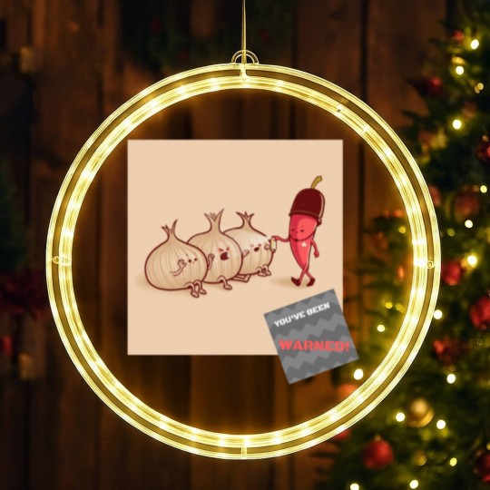 Discover pepper spray man gets his onions.. LED Christmas Window Lights