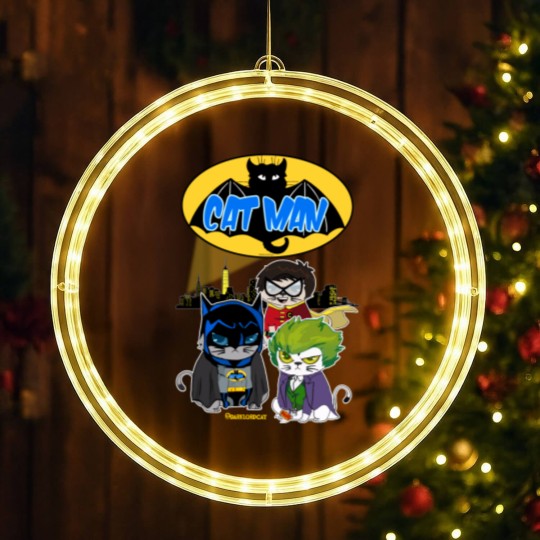 Discover Catman - Cat - LED Christmas Window Lights