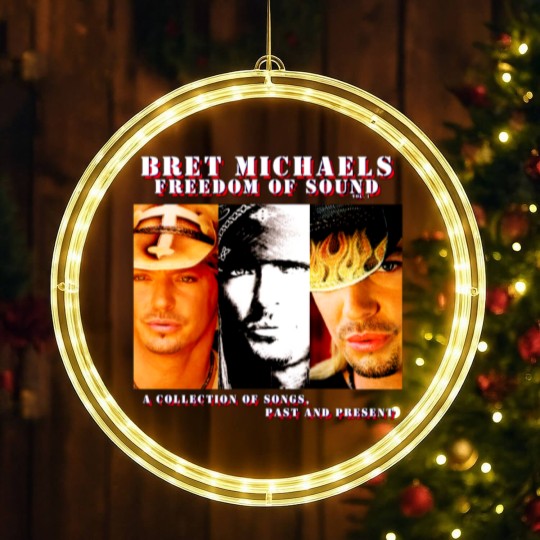 Discover BRET MICHAELS LED Christmas Window Lights