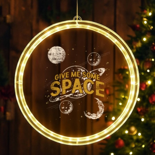 Discover Space Heavenly Bodies LED Christmas Window Lights
