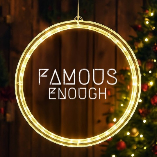 Discover Famous Enough Star Celebrity Irony Design LED Christmas Window Lights