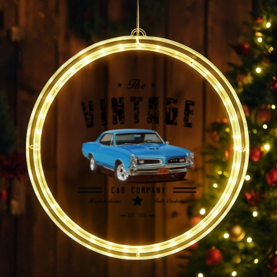 Discover Vintage Car Company LED Christmas Window Lights