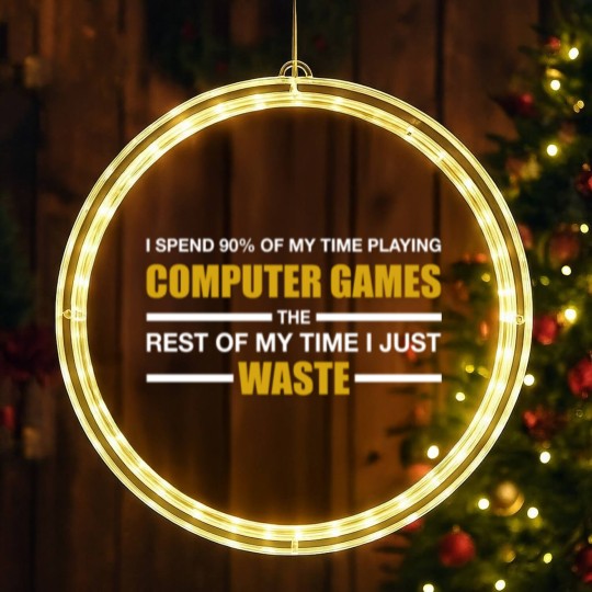 Discover Computer Gaming LED Christmas Window Lights